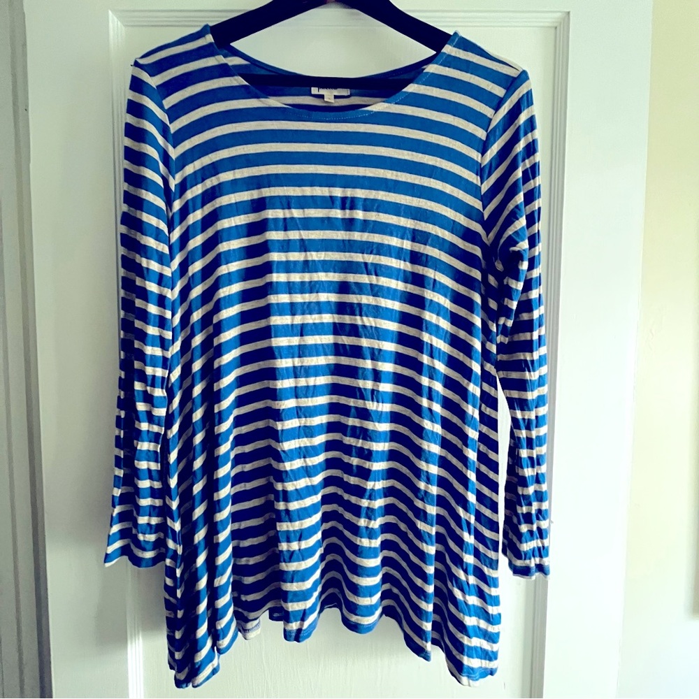 Anthropologie puella swing shift tunic top long sleeve